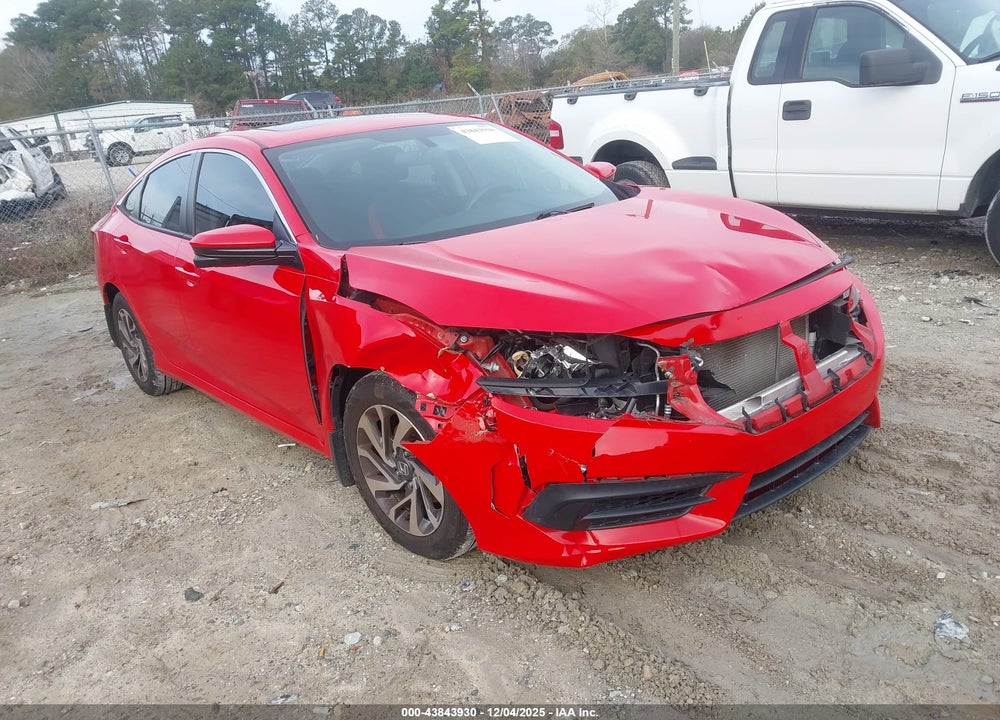 2018 HONDA CIVIC EX VIN: 2HGFC2F7XJH552833