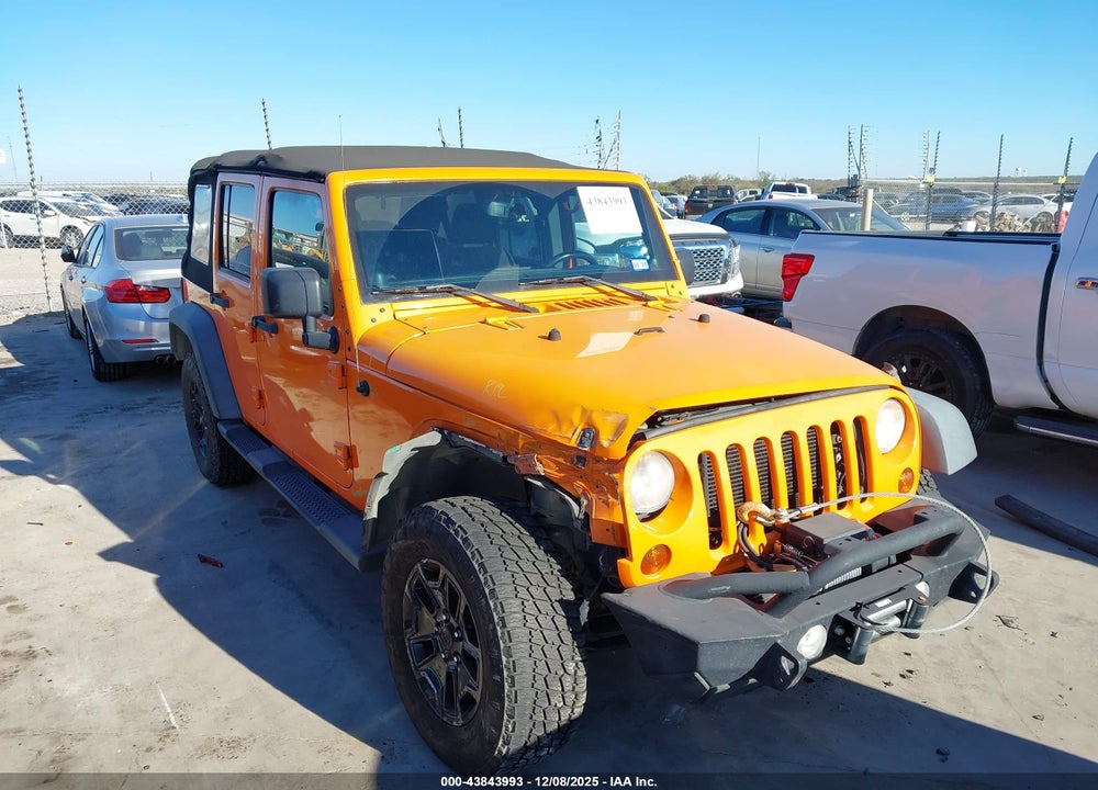 2013 JEEP WRANGLER UNLIMITED SPORT VIN: 1C4BJWDG0DL558483
