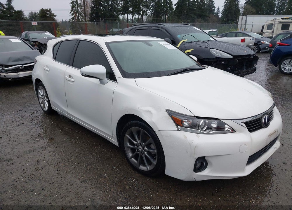 2011 LEXUS CT 200H PREMIUM VIN: JTHKD5BH0B2042512