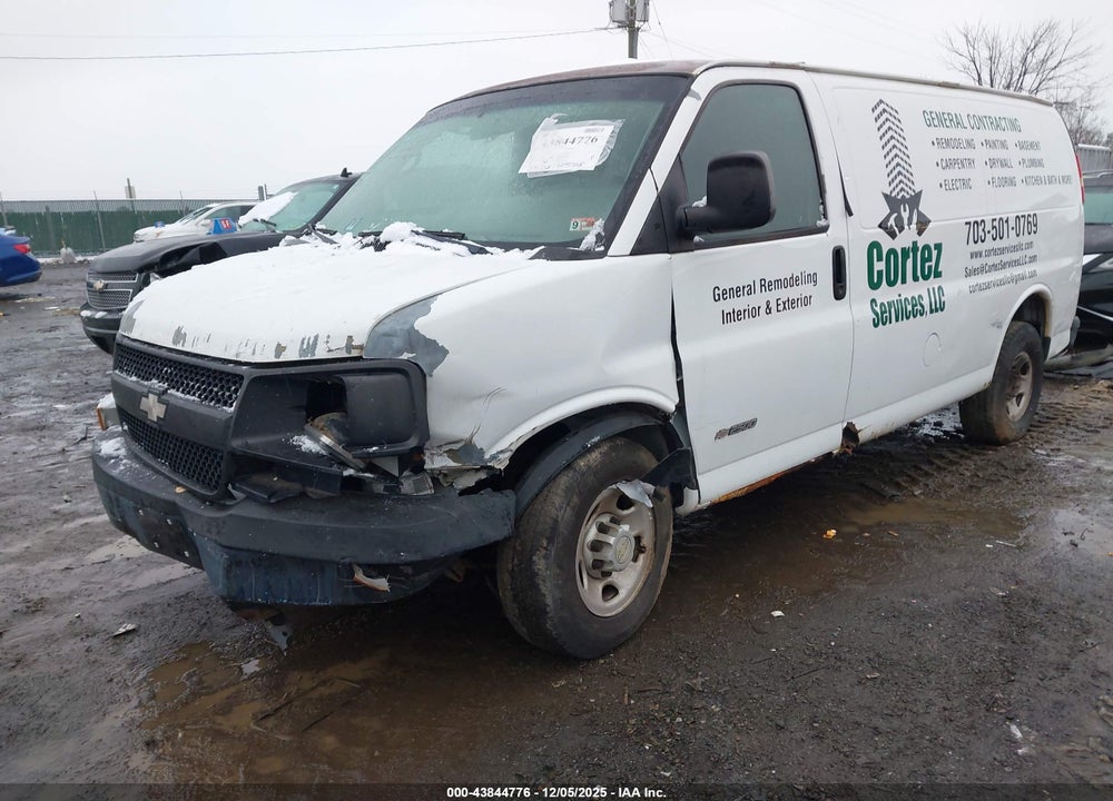 2006 CHEVROLET EXPRESS WORK VAN VIN: 1GCGG25V161260324