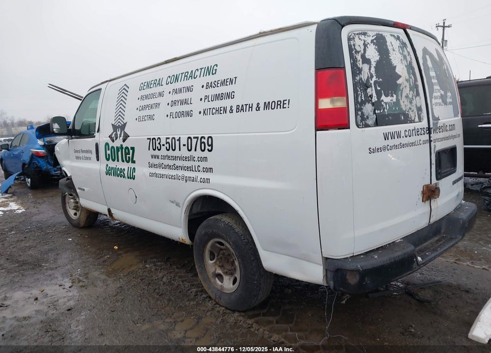 2006 CHEVROLET EXPRESS WORK VAN VIN: 1GCGG25V161260324
