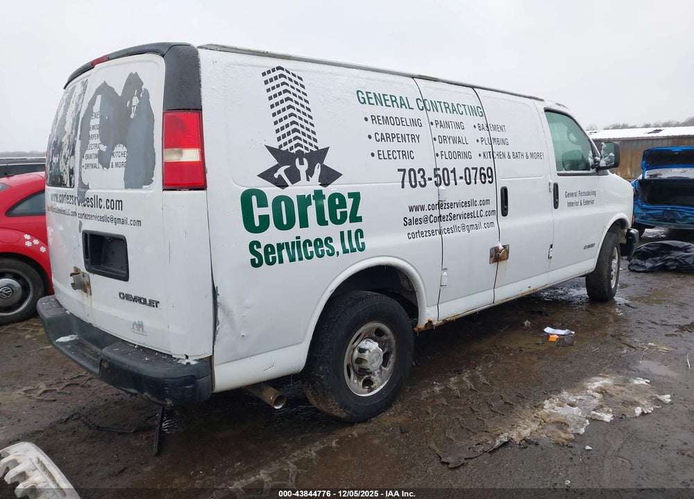2006 CHEVROLET EXPRESS WORK VAN VIN: 1GCGG25V161260324