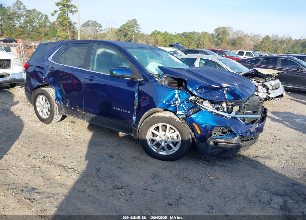 2022 CHEVROLET EQUINOX FWD LT VIN: 3GNAXKEV2NL210942