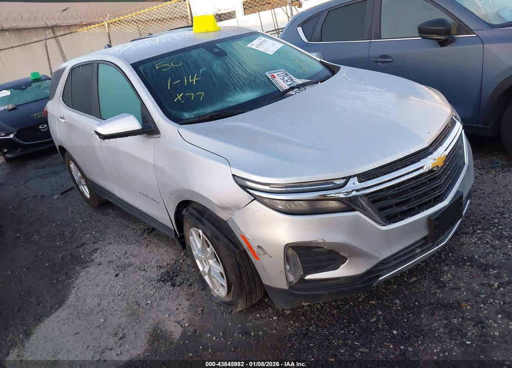 2022 CHEVROLET EQUINOX FWD LT VIN: 3GNAXKEVXNL252775