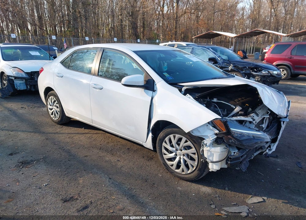 2019 TOYOTA COROLLA LE VIN: 2T1BURHE2KC169527