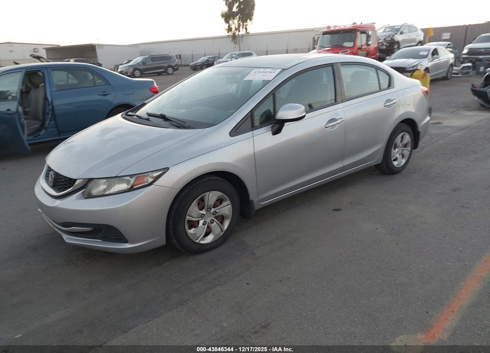 2013 HONDA CIVIC LX VIN: 2HGFB2F57DH548518