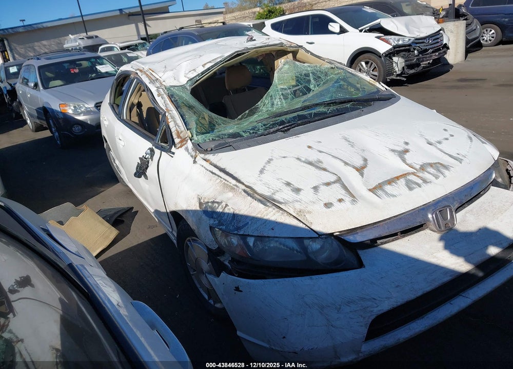2008 HONDA CIVIC HYBRID VIN: JHMFA36218S028714