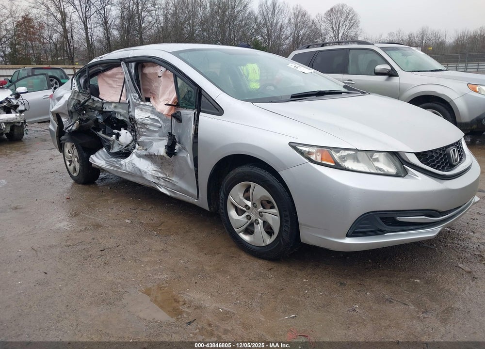 2013 HONDA CIVIC LX VIN: 19XFB2F58DE039211