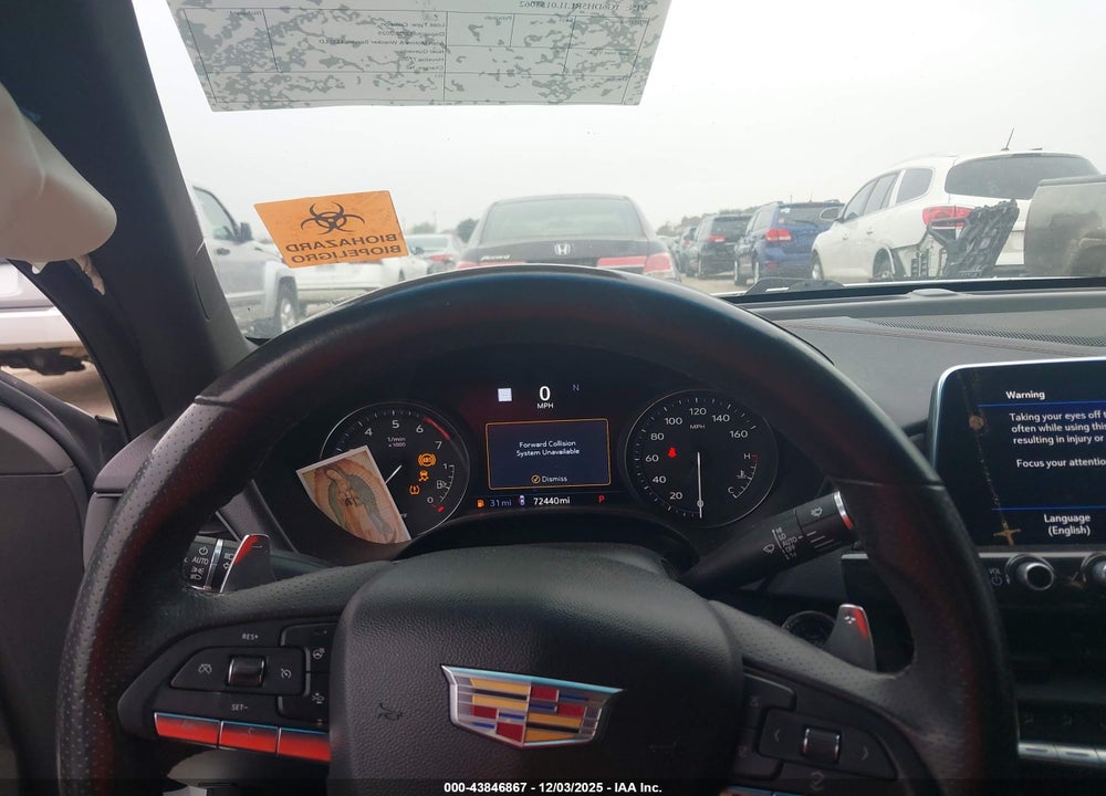 2020 CADILLAC CT4 V-SERIES VIN: 1G6DH5RL1L0153062