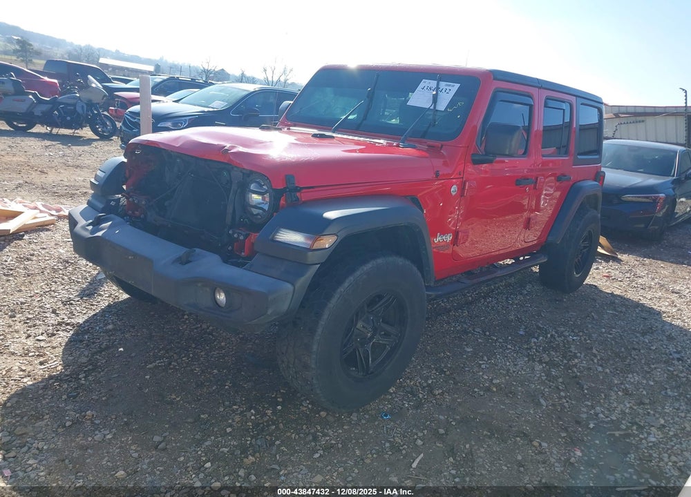 2019 JEEP WRANGLER UNLIMITED SPORT S 4X4 VIN: 1C4HJXDG3KW570333