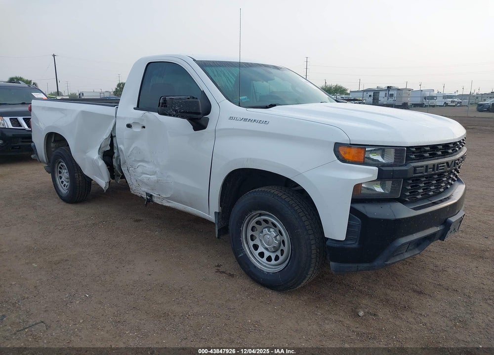 2020 CHEVROLET SILVERADO 1500 2WD  LONG BED WT VIN: 3GCNWAEF7LG218735