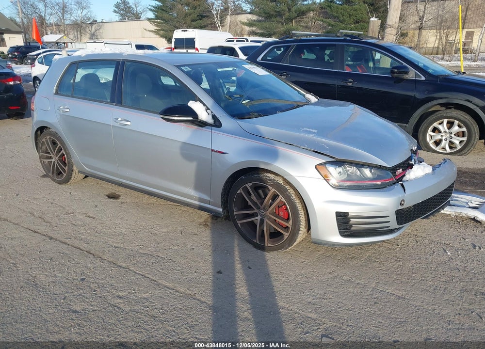 2017 VOLKSWAGEN GOLF GTI SPORT 4-DOOR VIN: 3VW547AUXHM001750