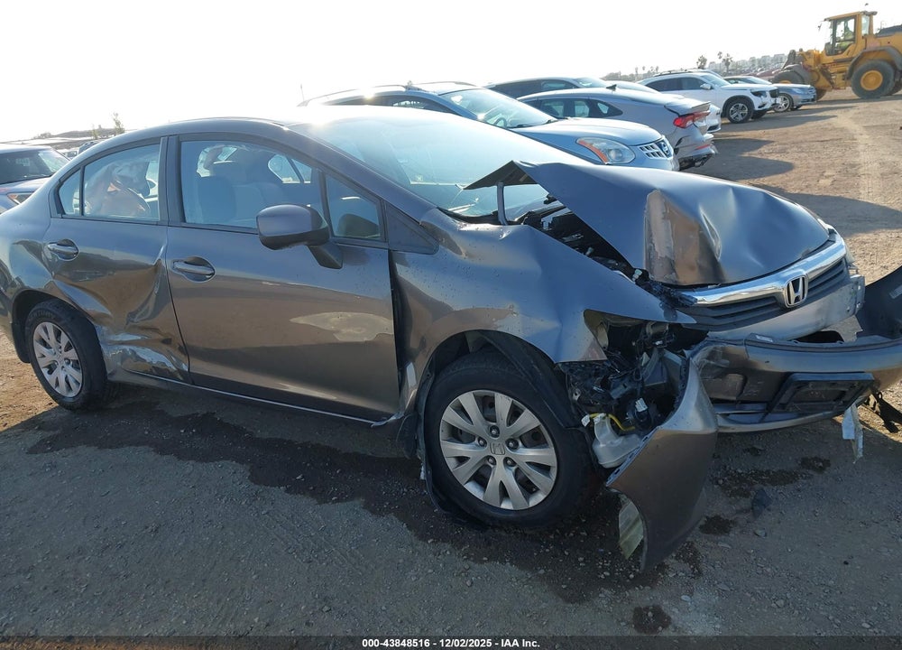 2012 HONDA CIVIC LX VIN: 19XFB2F56CE359805