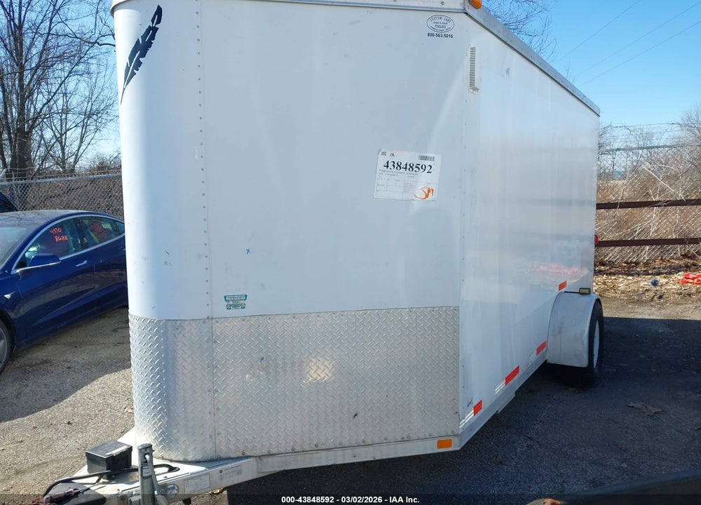 2006 FEATHERLITE UTILITY TRAILER VIN: 4FGA512136C094927