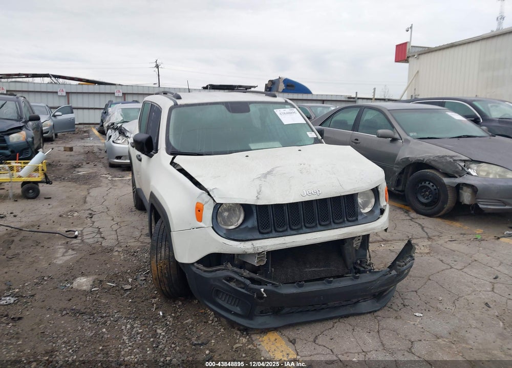 2015 JEEP RENEGADE SPORT VIN: ZACCJAAT7FPC23311