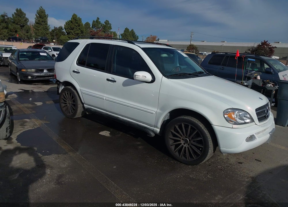 2002 MERCEDES-BENZ ML 500 VIN: 4JGAB75E92A337609