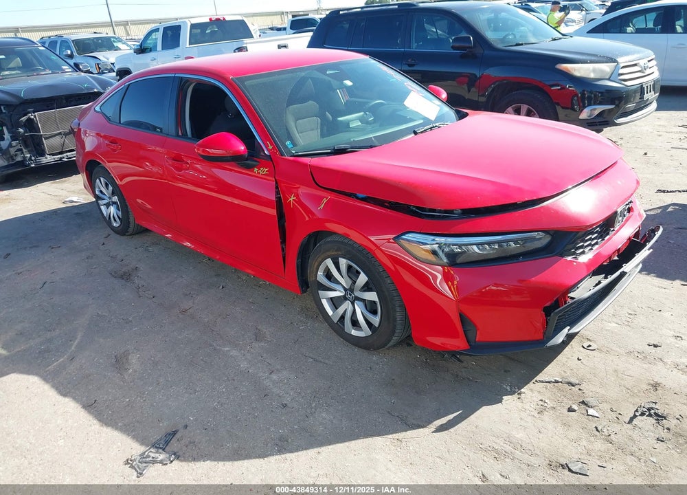 2025 HONDA CIVIC LX VIN: 2HGFE2F28SH572420