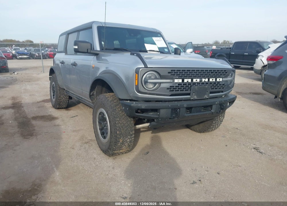 2022 FORD BRONCO BADLANDS VIN: 1FMEE5DP6NLA98433