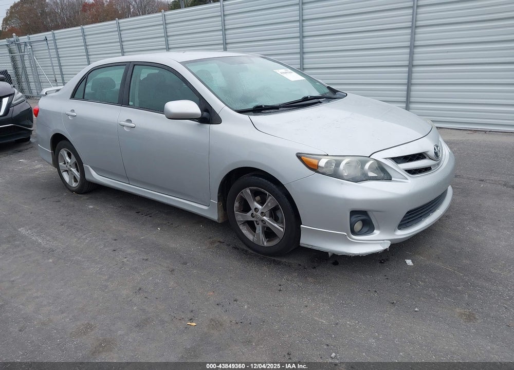 2013 TOYOTA COROLLA S VIN: 2T1BU4EE8DC072276