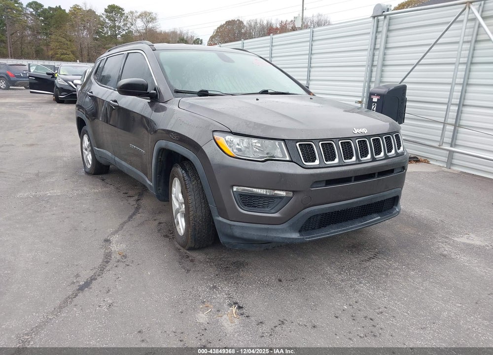 2019 JEEP COMPASS SPORT FWD VIN: 3C4NJCAB2KT743947