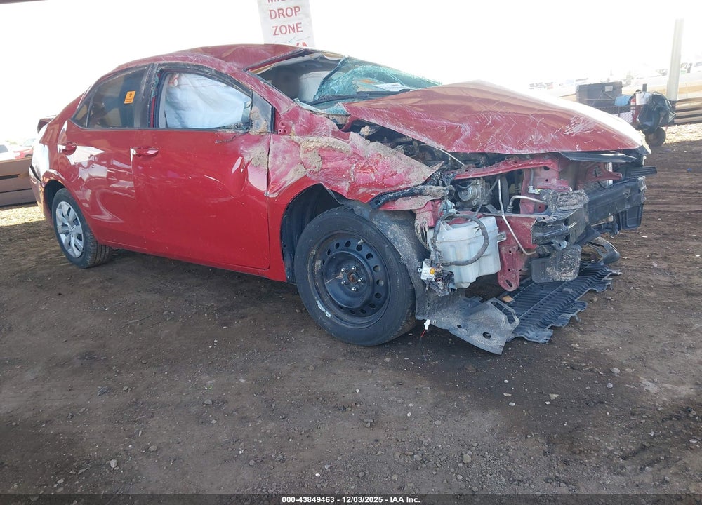 2016 TOYOTA COROLLA LE VIN: 2T1BURHE0GC655955