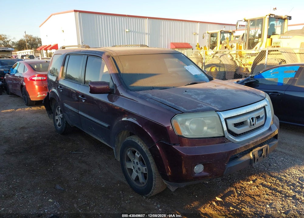 2010 HONDA PILOT TOURING VIN: 5FNYF3H98AB020585