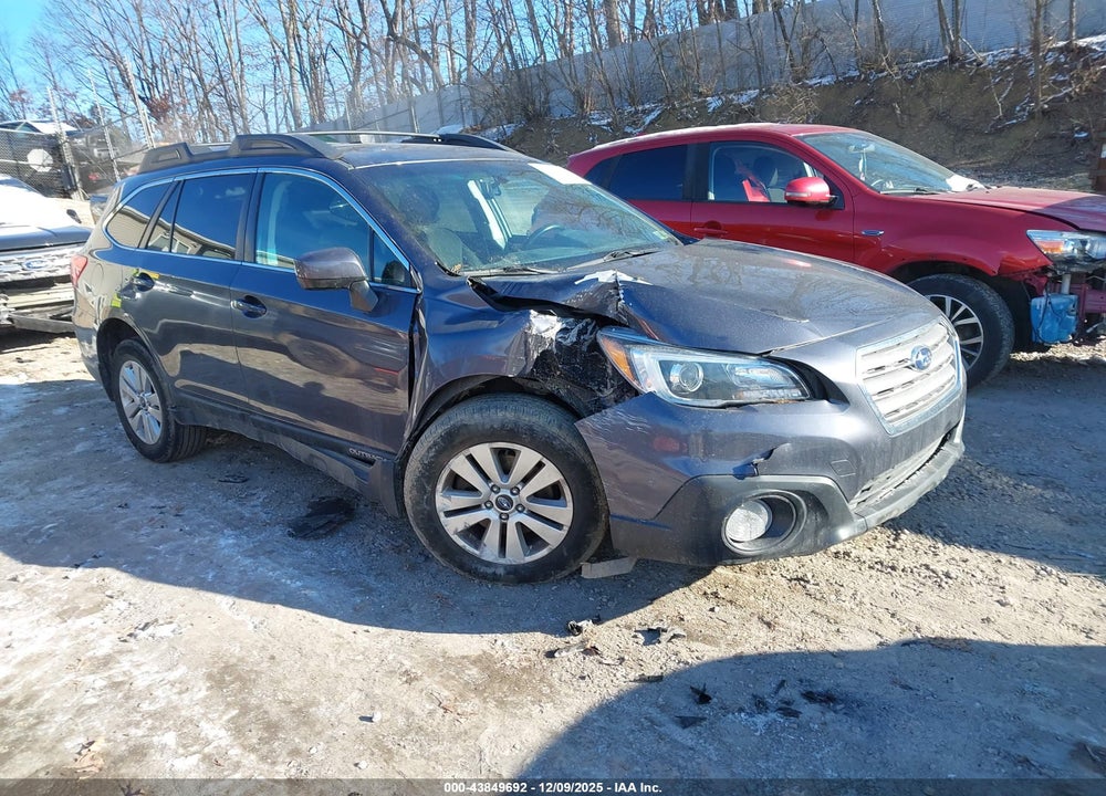 2017 SUBARU OUTBACK 2.5I PREMIUM VIN: 4S4BSADC3H3272304
