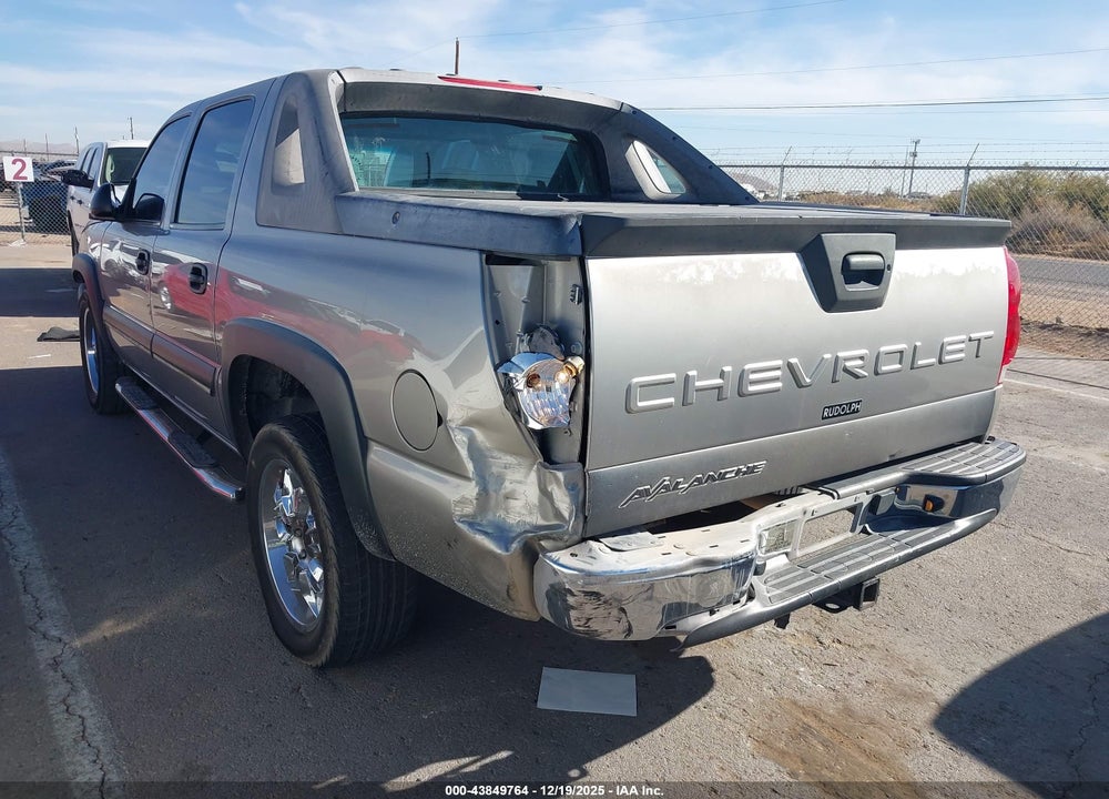 2003 CHEVROLET AVALANCHE C1500 VIN: 3GNEC13T33G258349