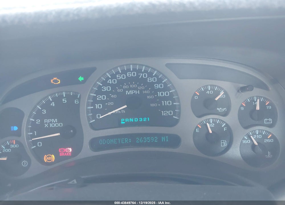 2003 CHEVROLET AVALANCHE C1500 VIN: 3GNEC13T33G258349