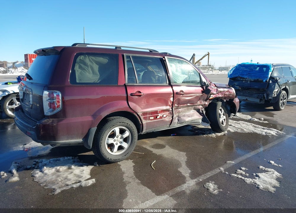 2008 HONDA PILOT EX-L VIN: 5FNYF28558B022165