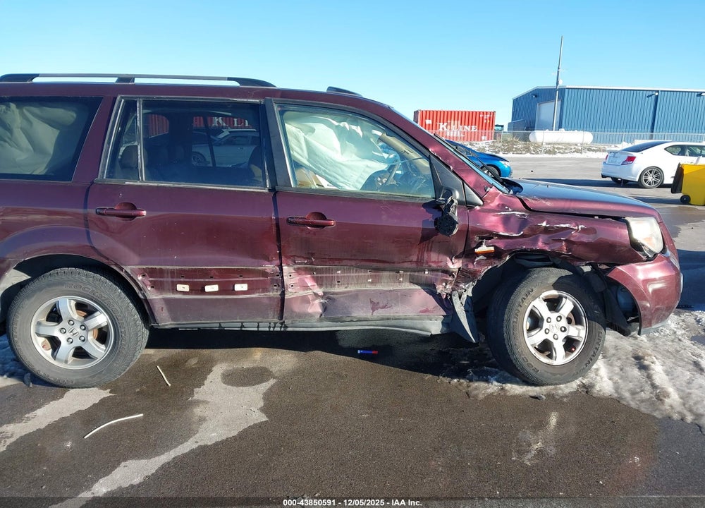 2008 HONDA PILOT EX-L VIN: 5FNYF28558B022165