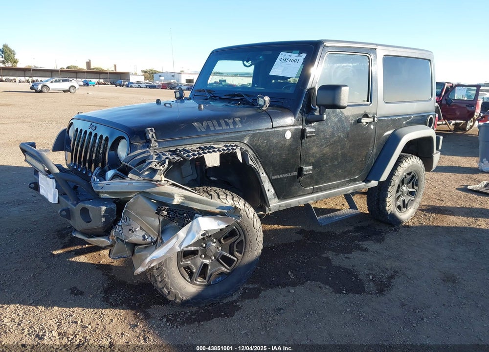 2014 JEEP WRANGLER WILLYS WHEELER VIN: 1C4AJWAG3EL253349