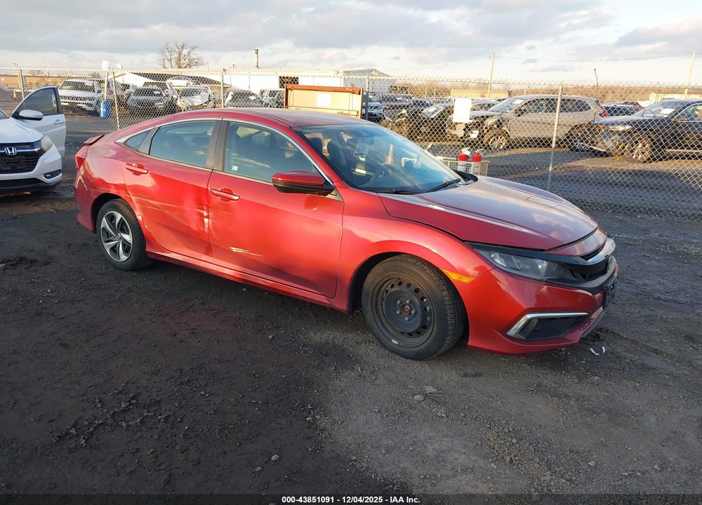 2020 HONDA CIVIC LX VIN: 2HGFC2F62LH541724