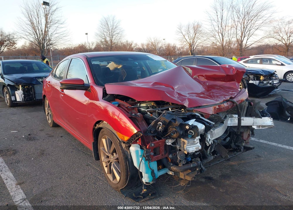 2019 HONDA CIVIC EX VIN: 19XFC1F32KE205533