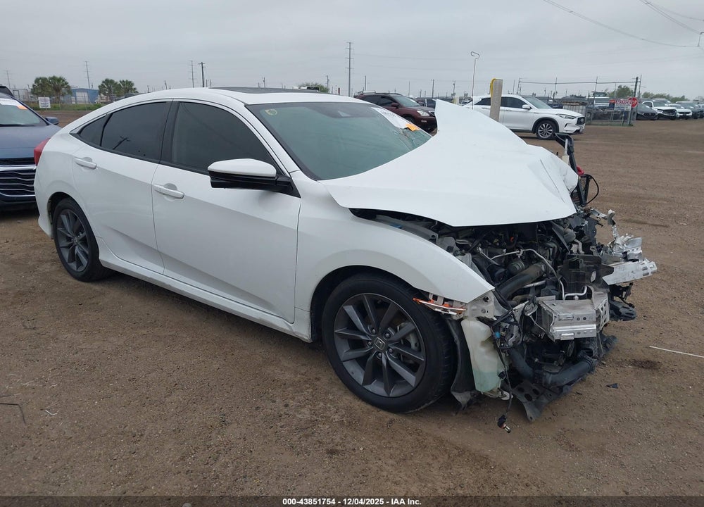 2019 HONDA CIVIC EX-L VIN: JHMFC1F7XKX004108
