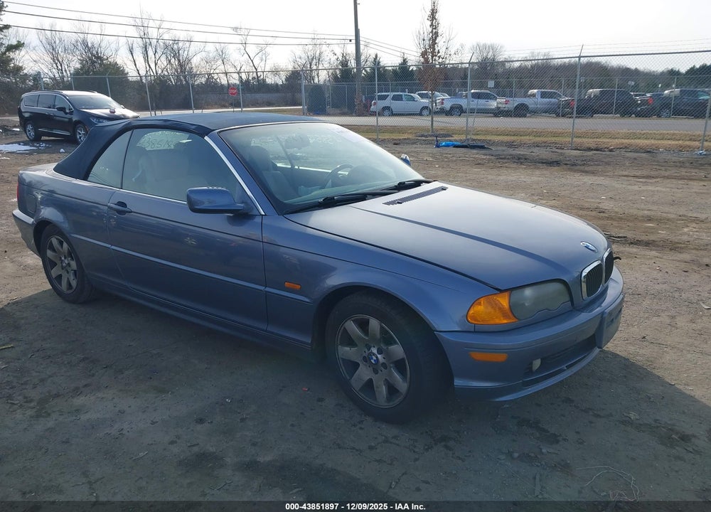 2001 BMW 325CI VIN: WBABS33491JY41522