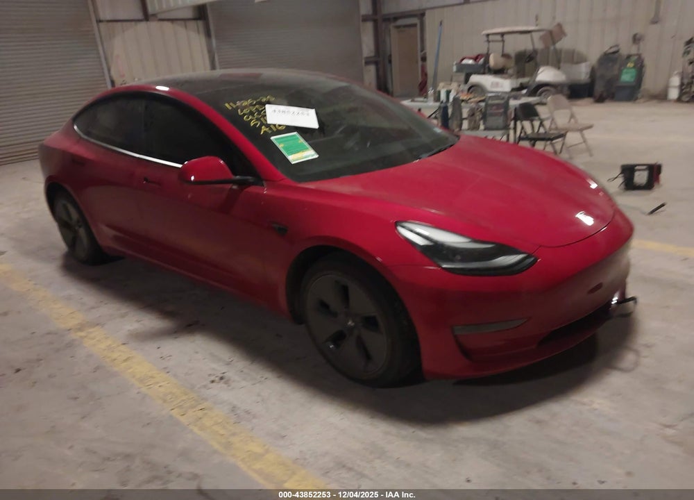 2022 TESLA MODEL 3 LONG RANGE DUAL MOTOR ALL-WHEEL DRIVE VIN: 5YJ3E1EB5NF318798