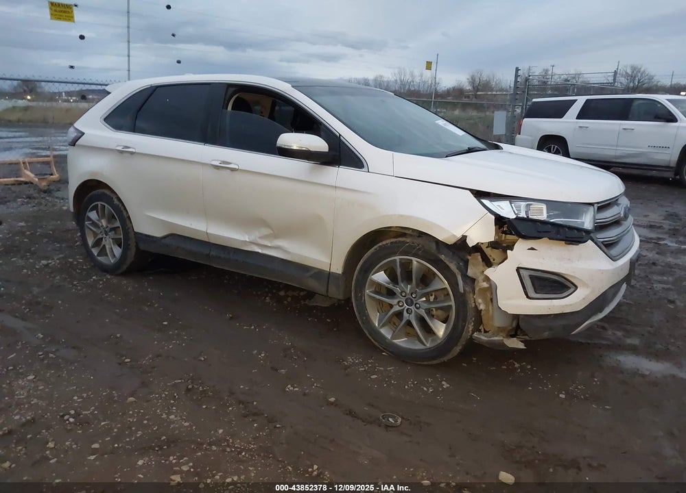 2015 FORD EDGE TITANIUM VIN: 2FMTK4K84FBB31677