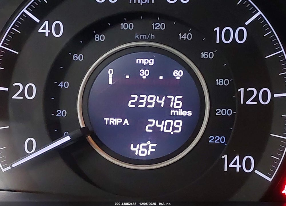 2013 HONDA CR-V EX-L VIN: 5J6RM3H76DL001392