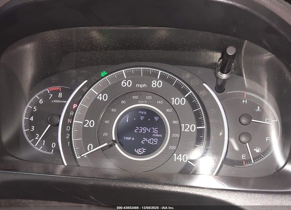 2013 HONDA CR-V EX-L VIN: 5J6RM3H76DL001392