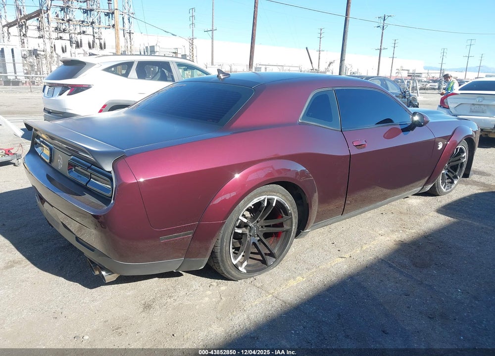 2018 DODGE CHALLENGER SRT HELLCAT WIDEBODY VIN: 2C3CDZC95JH138201