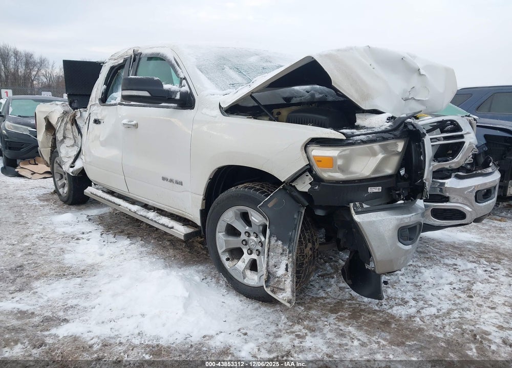 2020 RAM 1500 BIG HORN  4X4 5'7 BOX VIN: 1C6RRFFG9LN107471