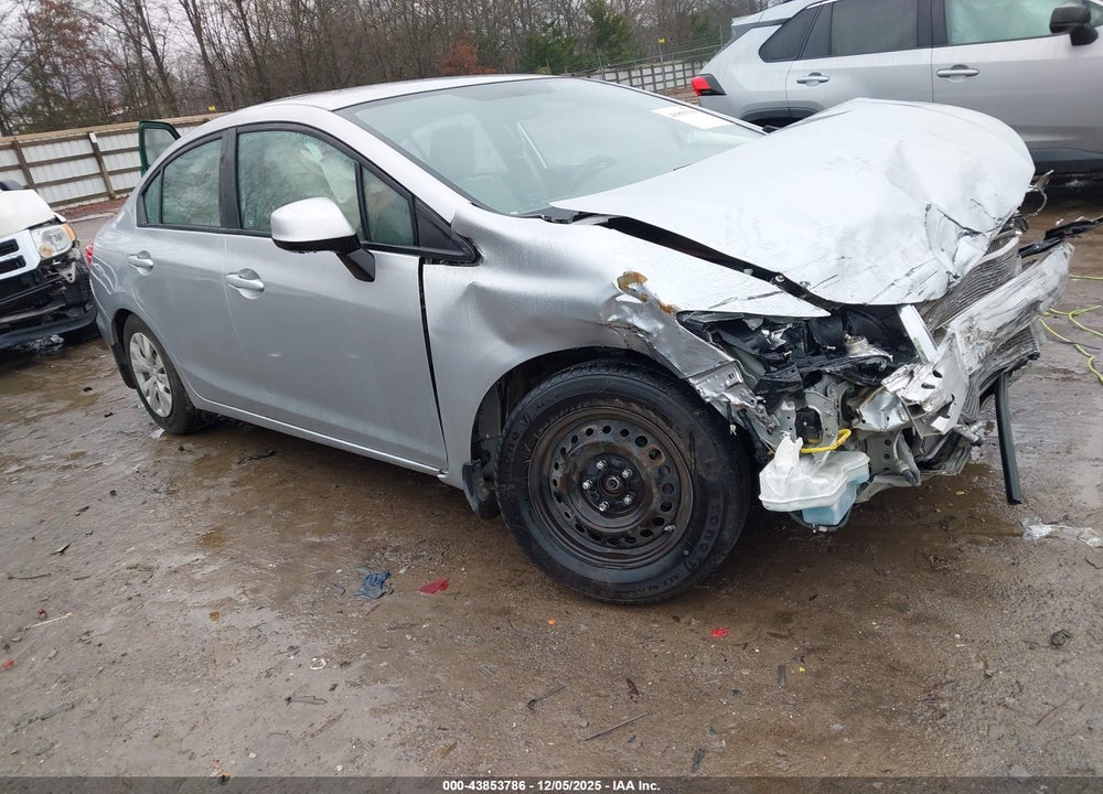 2012 HONDA CIVIC LX VIN: 19XFB2F50CE050749