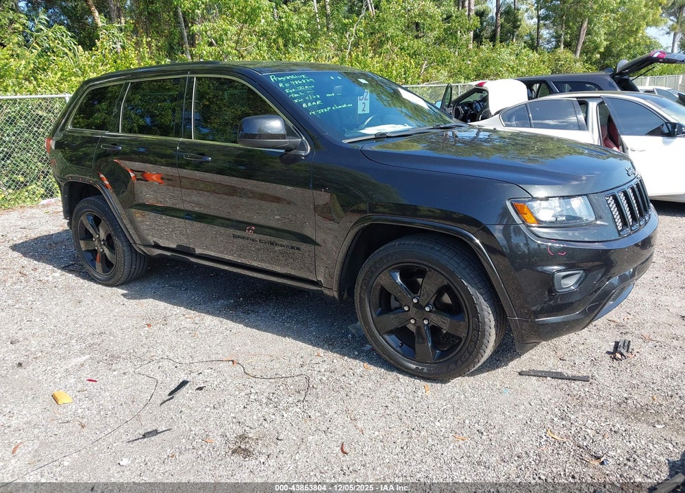 2014 JEEP GRAND CHEROKEE ALTITUDE VIN: 1C4RJFAG1EC580321