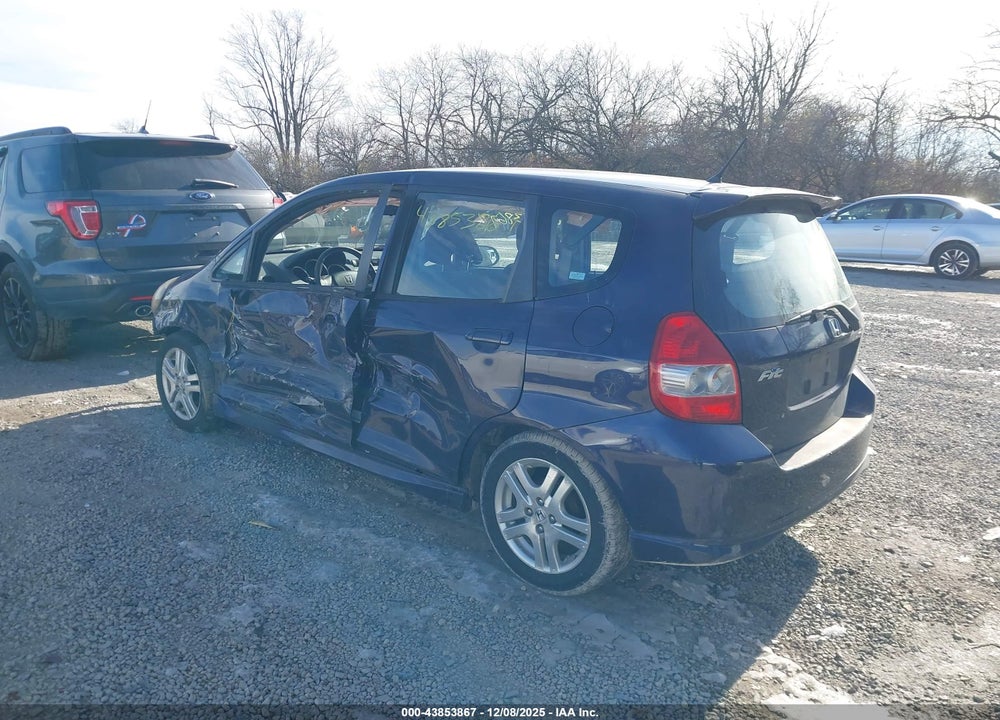 2008 HONDA FIT SPORT VIN: JHMGD386X8S055745