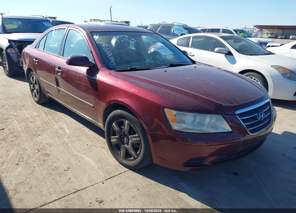 2009 HYUNDAI SONATA GLS VIN: 5NPET46C59H489288