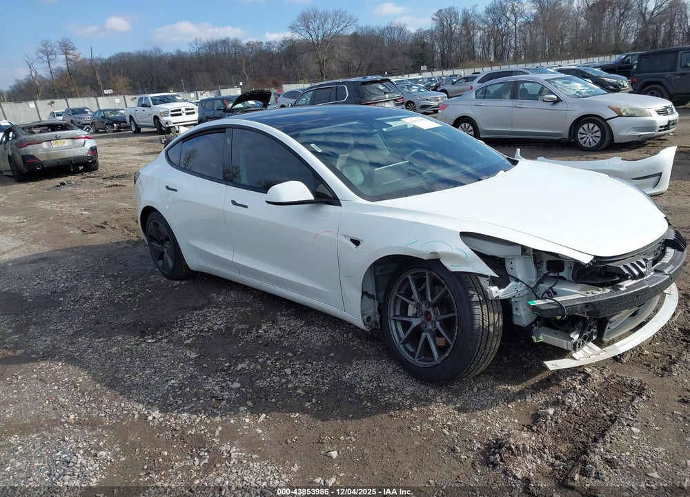 2021 TESLA MODEL 3 LONG RANGE DUAL MOTOR ALL-WHEEL DRIVE VIN: 5YJ3E1EBXMF901978
