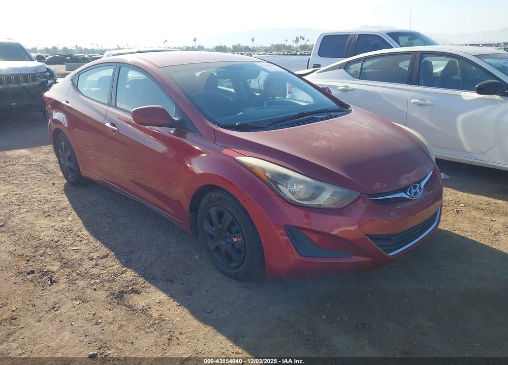2016 HYUNDAI ELANTRA SE VIN: 5NPDH4AE9GH666606