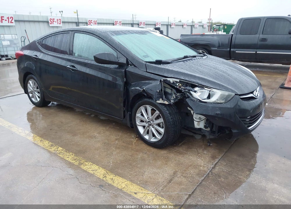 2014 HYUNDAI ELANTRA SE VIN: 5NPDH4AE6EH533122