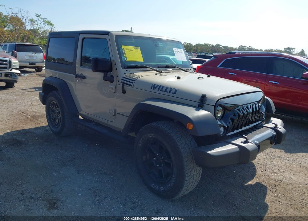 2016 JEEP WRANGLER WILLYS WHEELER VIN: 1C4AJWAG8GL263992